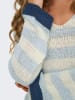 ONLY Sweter w kolorze kremowo-błękitnym