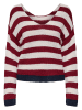 ONLY Trui bordeaux/beige