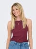 ONLY Gebreide top bordeaux