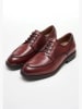 Tamaris Leren veterschoenen lichtbruin