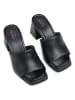 Tamaris Leren slippers zwart