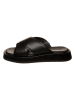 Tamaris Leren slippers zwart