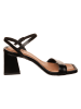 Tamaris Leder-Sandalen in Schwarz