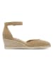 Tamaris Leder-Keilpumps in Beige