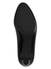 Tamaris Leder-Pumps in Schwarz