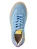 Tamaris Leder-Sneakers in Hellblau