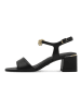 Tamaris Leren haksandalen zwart