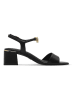 Tamaris Leren haksandalen zwart