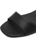 Tamaris Leder-Sandaletten in Schwarz