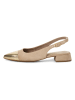 Tamaris Leren slingballerina's beige