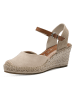 Tamaris Leren sleehakpumps beige