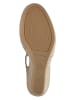 Tamaris Leder-Keilpumps  in Beige
