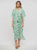 BLE Jurk wit/groen