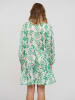 BLE Jurk groen/wit