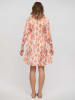 BLE Jurk oranje/wit