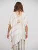 BLE Kaftan w kolorze beżowo-białym