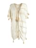 BLE Kaftan in Weiß/ Beige