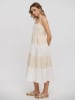 BLE Kleid  in Beige/ Weiß