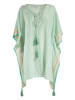 BLE Kaftan w kolorze kremowo-turkusowym