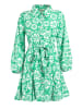 BLE Kleid in Grün/ Weiß
