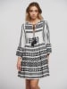 BLE Kaftan w kolorze czarno-białym