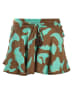 BLE Shorts in Hellbraun/ Türkis