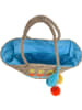 BLE Shopper naturel/lichtblauw - (B)53 x (H)30 cm