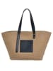 BLE Shopper in Natur/ Schwarz - (B)47 x (H)27 cm