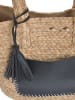 BLE Shopper in Natur/ Schwarz - (B)45 x (H)25 x (T)15 cm