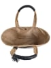 BLE Shopper in Natur/ Schwarz - (B)45 x (H)25 x (T)15 cm