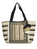 BLE Shopper naturel/zwart - (B)45 x (H)25 x (D)15 cm