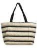 BLE Shopper in Natur/ Schwarz - (B)45 x (H)25 x (T)15 cm