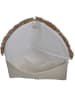 BLE Kosmetiktasche in Hellbraun - (B)25 x (H)20 x (T)2 cm