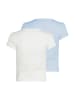 Tommy Hilfiger 2er-Set: Shirts in Creme/ Hellblau