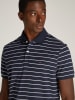 Tommy Hilfiger Poloshirt in Dunkelblau/ Creme