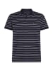 Tommy Hilfiger Poloshirt in Dunkelblau/ Creme