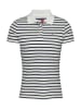 Tommy Hilfiger Poloshirt in Creme/ Dunkelblau