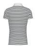 Tommy Hilfiger Poloshirt in Creme/ Dunkelblau