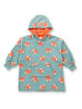 Sense Organics Fleecehoodie in Blau/ Orange