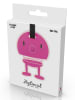 Hoptimist Kofferanhänger in Pink - (L)10 x (B)8 cm