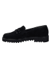 Paul Green Leren mocassins zwart
