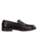 Paul Green Leder-Mokassins in Schwarz
