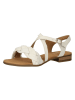 Gabor Leren sandalen crème