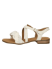 Gabor Leren sandalen crème