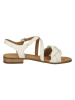 Gabor Leren sandalen crème