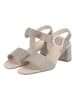Gabor Leren haksandalen beige