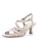 Gabor Leren haksandalen beige
