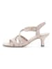 Gabor Leren haksandalen beige