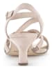 Gabor Leder-Sandaletten in Beige