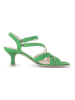 Gabor Leren haksandalen groen